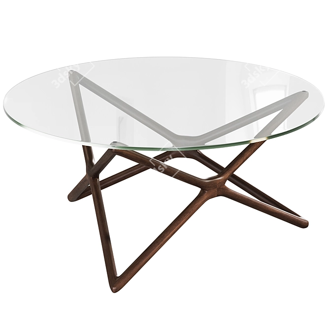 Modern Solid Coffee Table by Corner Design 3D model image 2