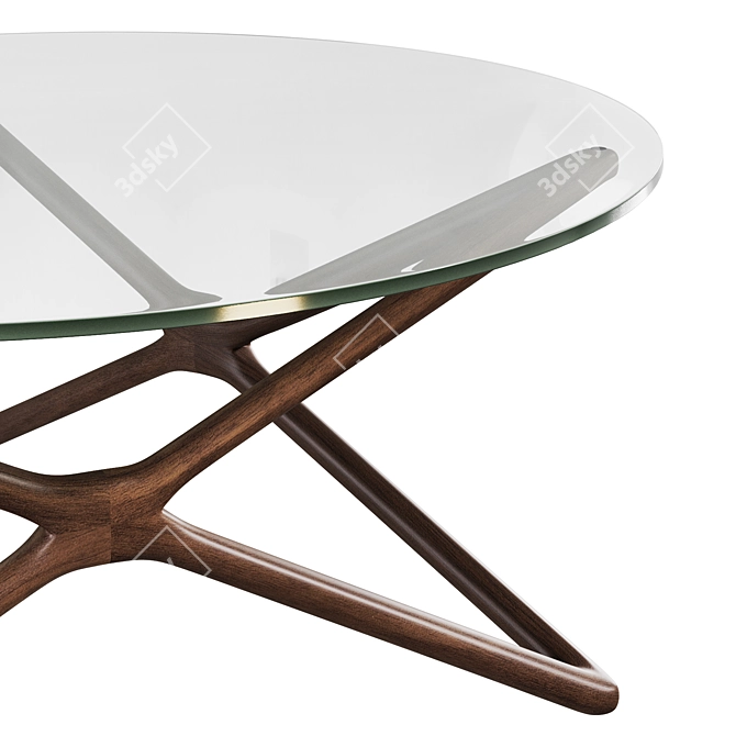 Modern Solid Coffee Table by Corner Design 3D model image 3
