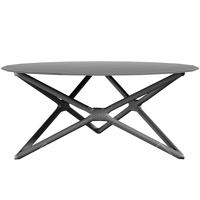 Modern Solid Coffee Table by Corner Design 3D model image 6