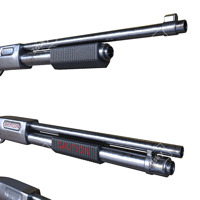 Ultimate Shotgun Pack Set 3D model image 3