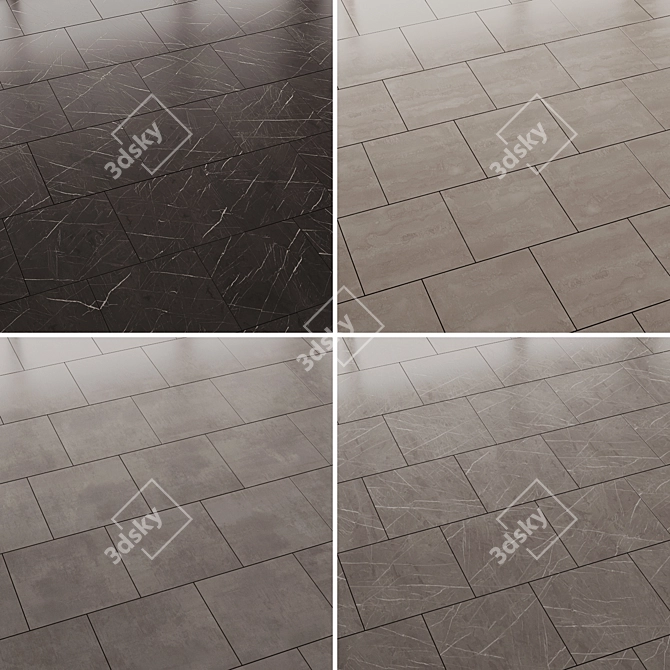 Versatile Ceramic Tiles Collection 3D model image 3