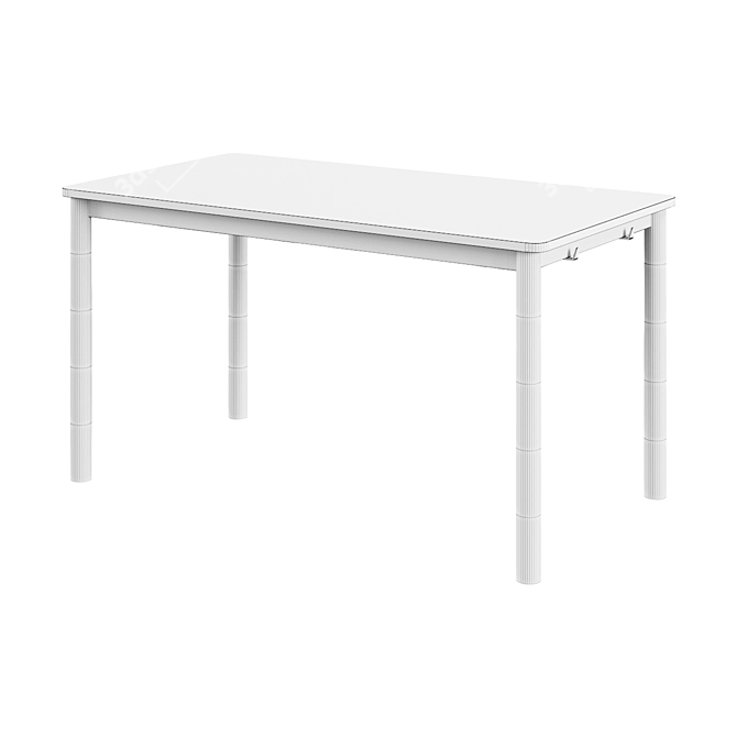 Modern White Table: TOMMARYD 3D model image 2