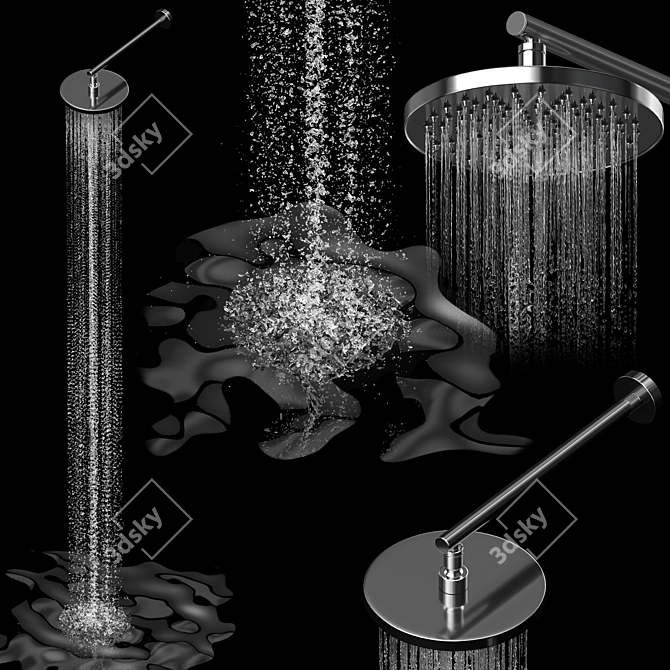 Title: Zazzeri Liquid Simulate Faucet 3D model image 1