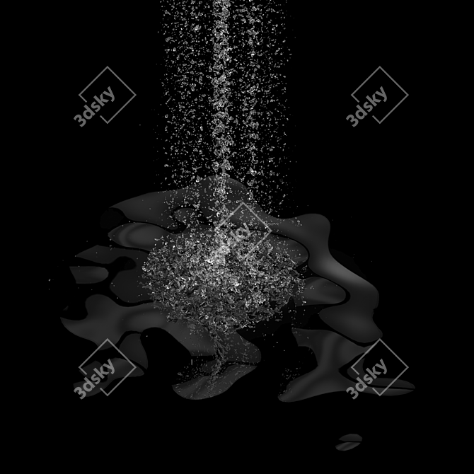 Title: Zazzeri Liquid Simulate Faucet 3D model image 5