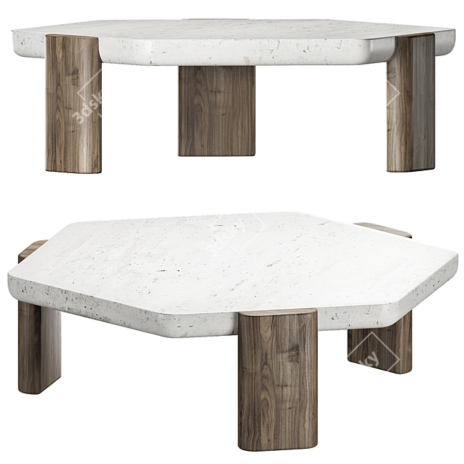 Modern Design Coffee Table 3D model image 1