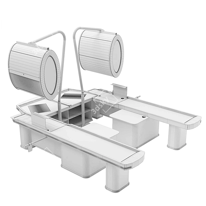 SecureCash Box 3D model image 5