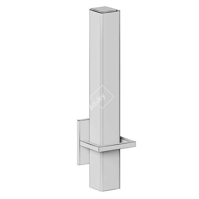 Sleek Nepal Wall Sconce: Modern Brilliance 3D model image 4