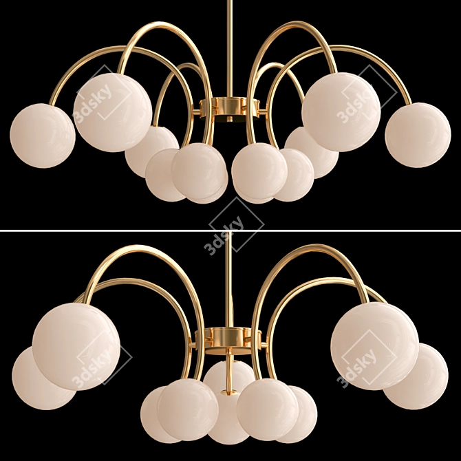 Elegant 2013 Lamp Chandelier 3D model image 1