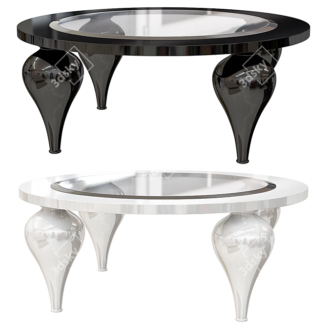 Palermo 2 Coffee Table: Sleek and Stylish 3D model image 1