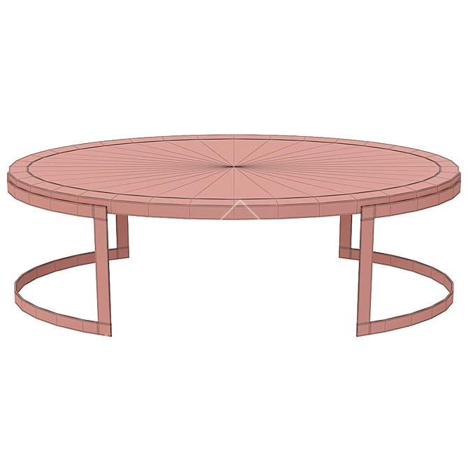 Sleek Soho Coffee Table 3D model image 2