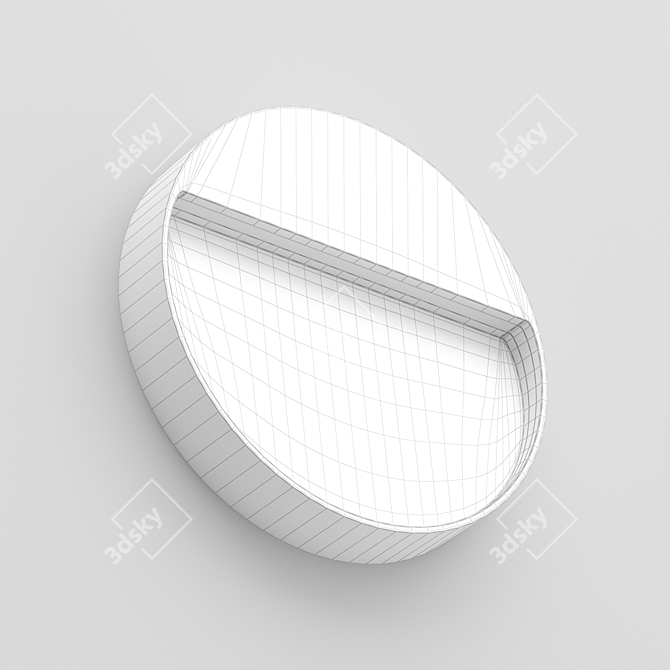 Compact Outdoor LED Luminaire 3D model image 2