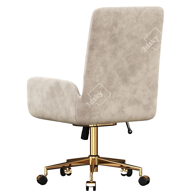 Modern MidMod Manager Chair 3D model image 4