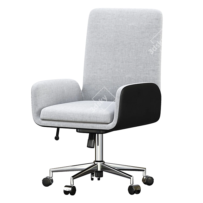 Modern MidMod Manager Chair 3D model image 9