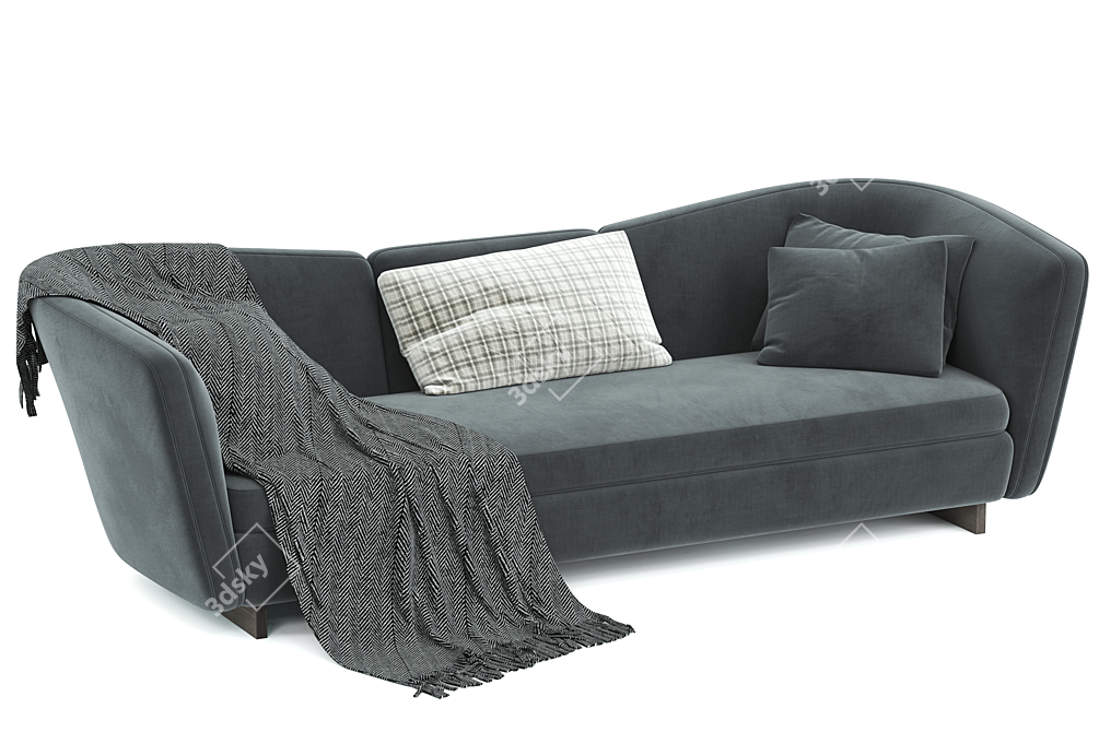 Minotti Seymour: Modern Designer Sofa 3D model image 2