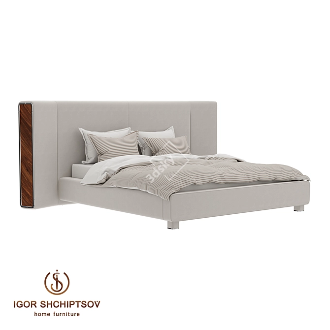 Modern XC Bed: Stylish Design by Igor Shchiptsov 3D model image 1