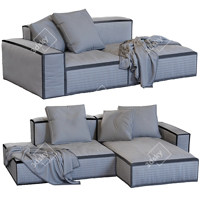 Navi Boca Modern Sofa 3D model image 5