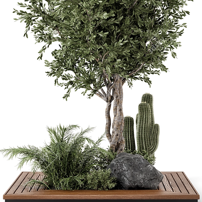 Garden Set 500 - Outdoor Greenery 3D model image 2