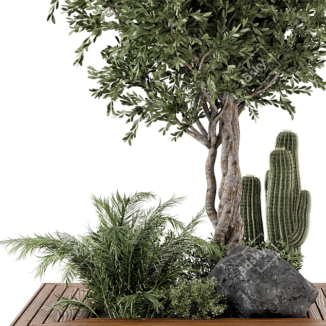 Garden Set 500 - Outdoor Greenery 3D model image 3