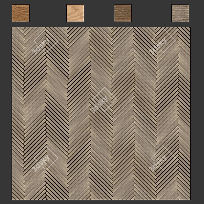 Woodco SIGNATURE Wood Floor Set 3D model image 6