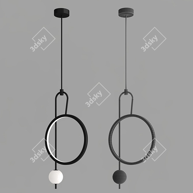 Elegant LXDZXY Chandeliers: 2013 Version, V-Ray Render 3D model image 2