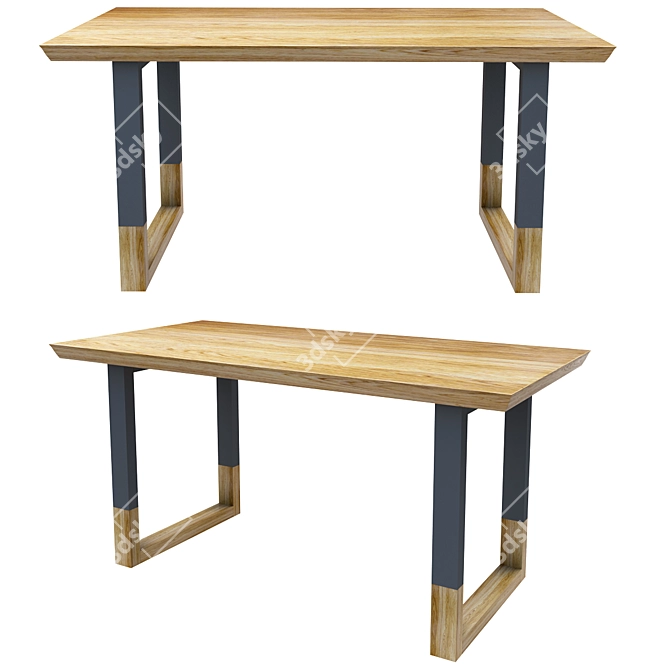 Urban Loft Koto Table 3D model image 1