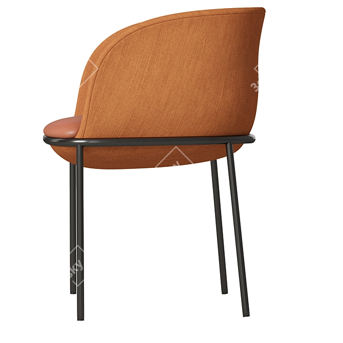 Cosmo Embrace Chair: Comfort in Style 3D model image 2