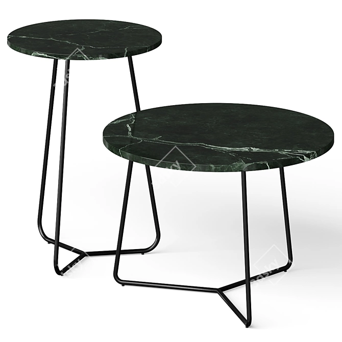 Sleek Cosmo Coffee Table 3D model image 1