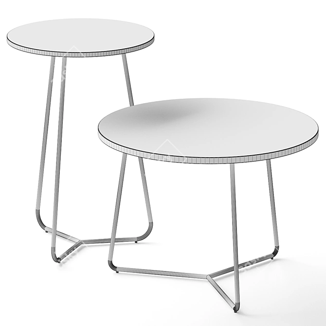 Sleek Cosmo Coffee Table 3D model image 3