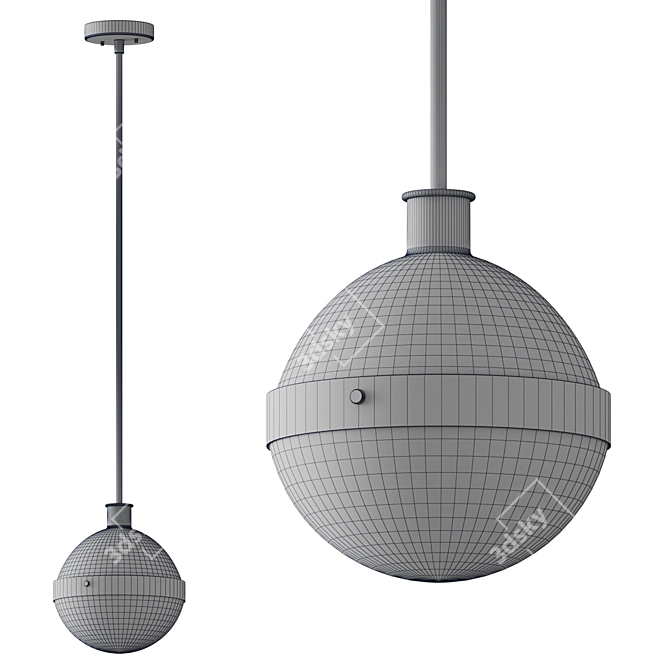 Globe Electric Pendant - D-22.8cm 3D model image 2
