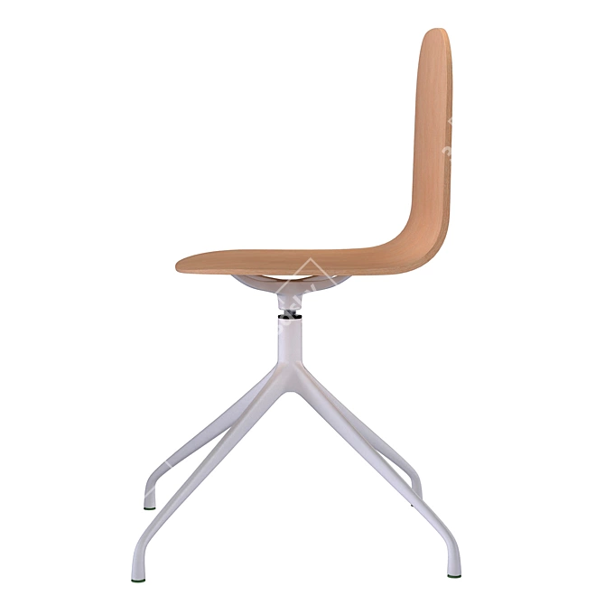 Miranda Swivel Chair: Comfort and Style 3D model image 3