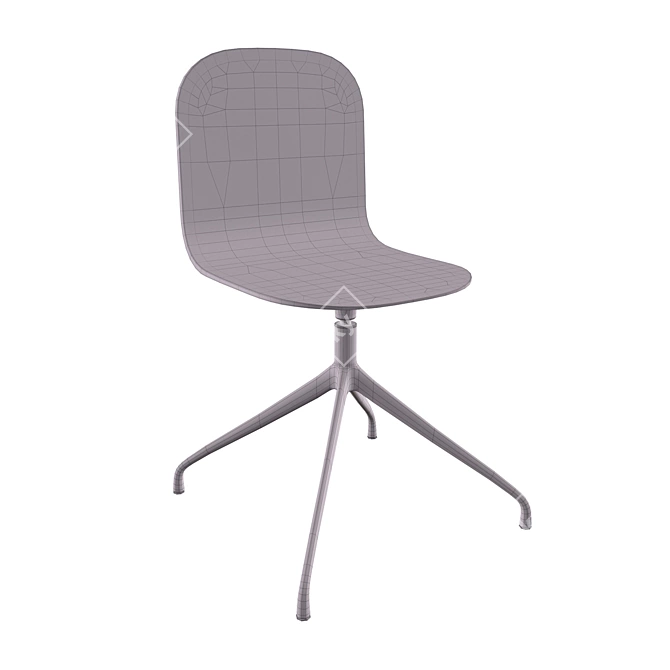 Miranda Swivel Chair: Comfort and Style 3D model image 4