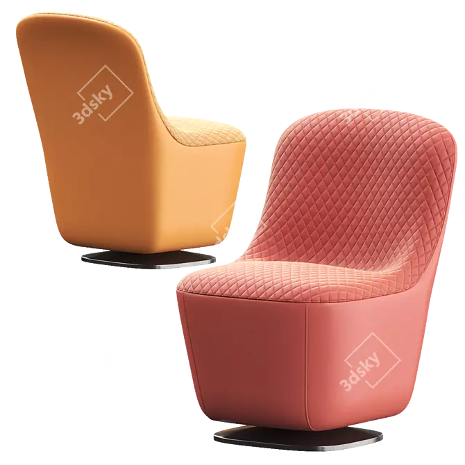 Elegant Badiane Sofa: Perfect Blend of Style and Comfort 3D model image 3