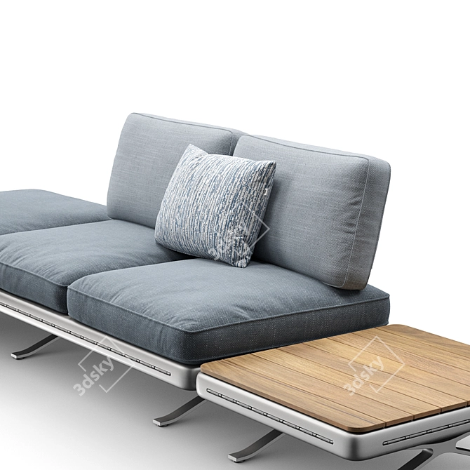 Rolf Benz YOKO Outdoor Seating 3D model image 4