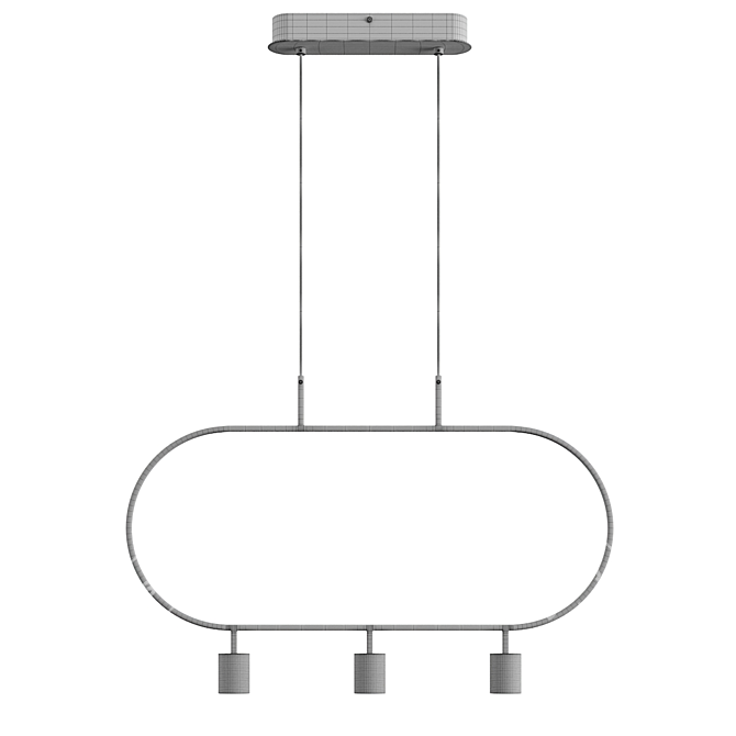 HANNIKEN Combo LED - Sleek Lighting Solution 3D model image 2