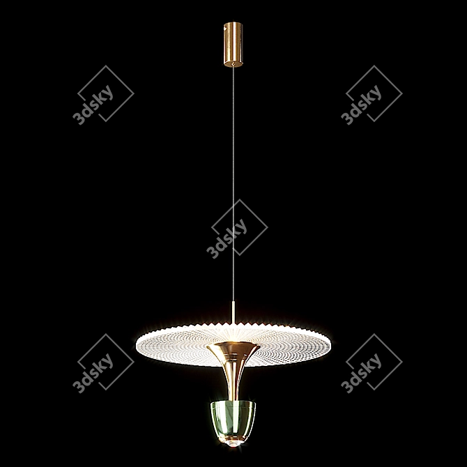 Contemporary GERDINA Pendant Lamp 3D model image 3