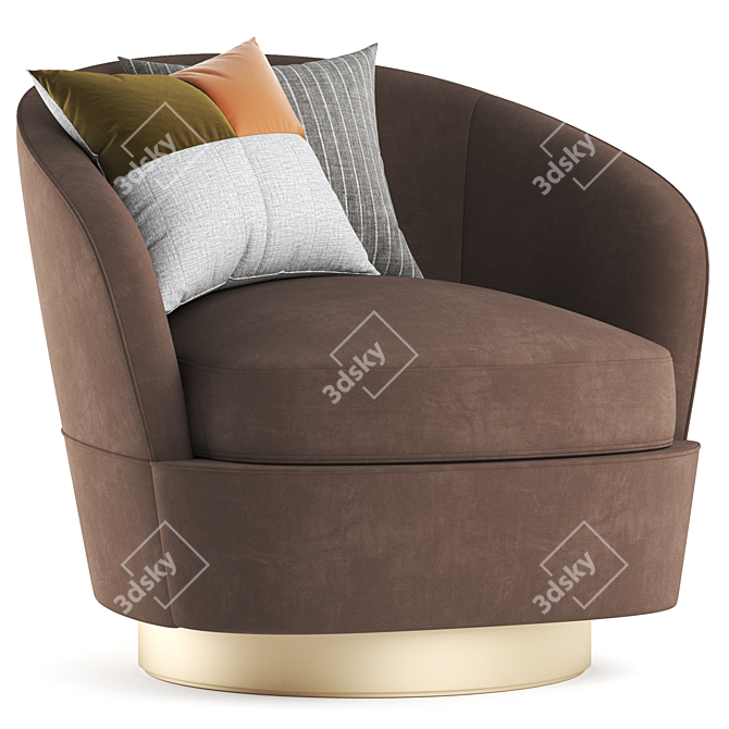 Luxury Minotti Jasques Armchair 3D model image 1