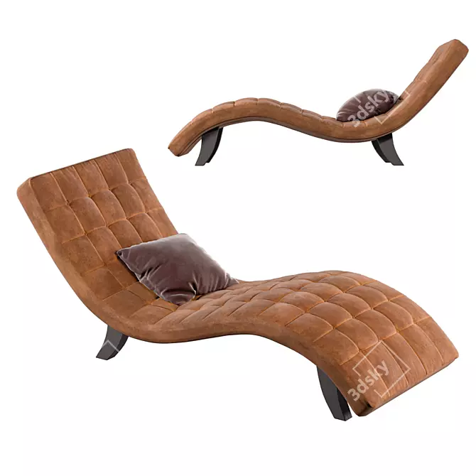 Vintage Eco Snake Daybed (Kare Design) 3D model image 1