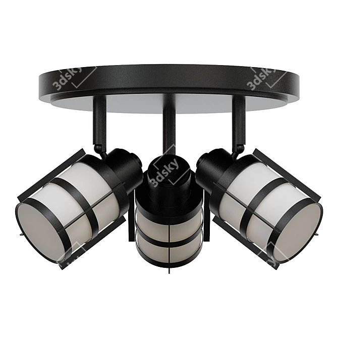 Winside 11.75" Flush Mount Light 3D model image 1