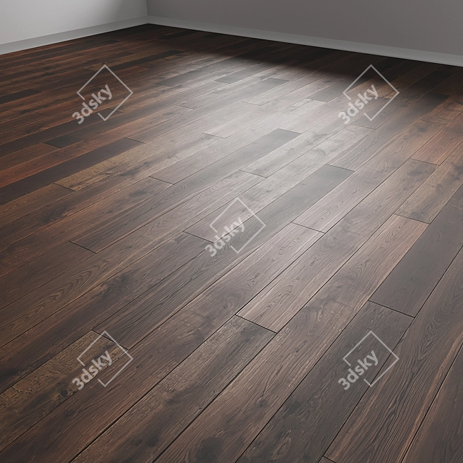 Luxury Wood Floor Set | Woodco Signature 3D model image 4