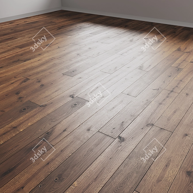 Luxury Wood Floor Set | Woodco Signature 3D model image 5