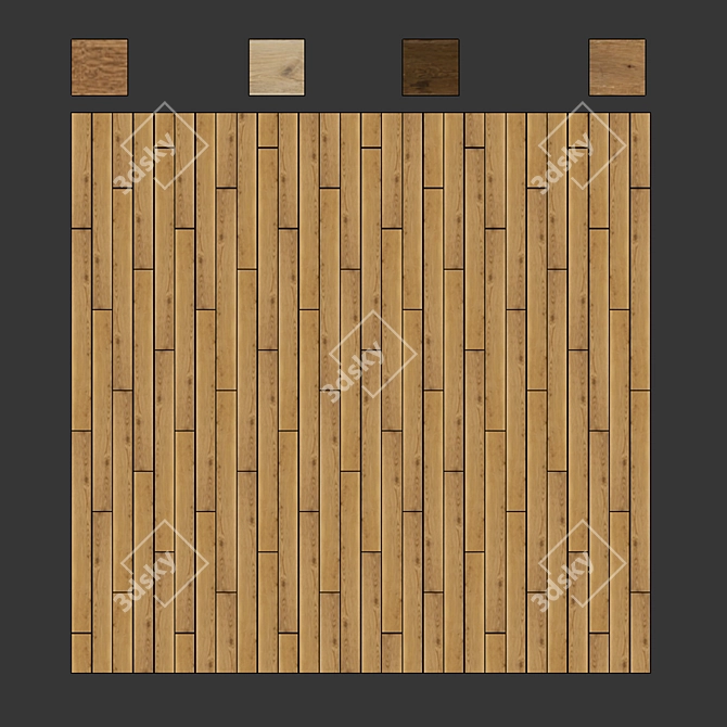 Luxury Wood Floor Set | Woodco Signature 3D model image 6