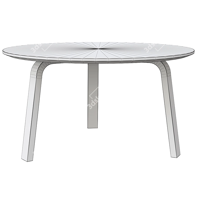  Scandinavian-inspired Hay Bella Coffee Table 3D model image 4