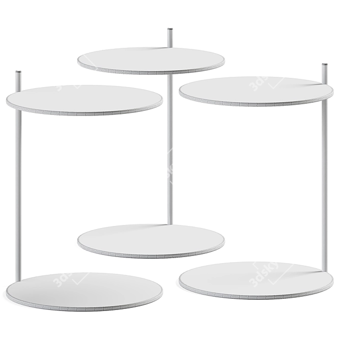 Stylish Ande Side Table 3D model image 2