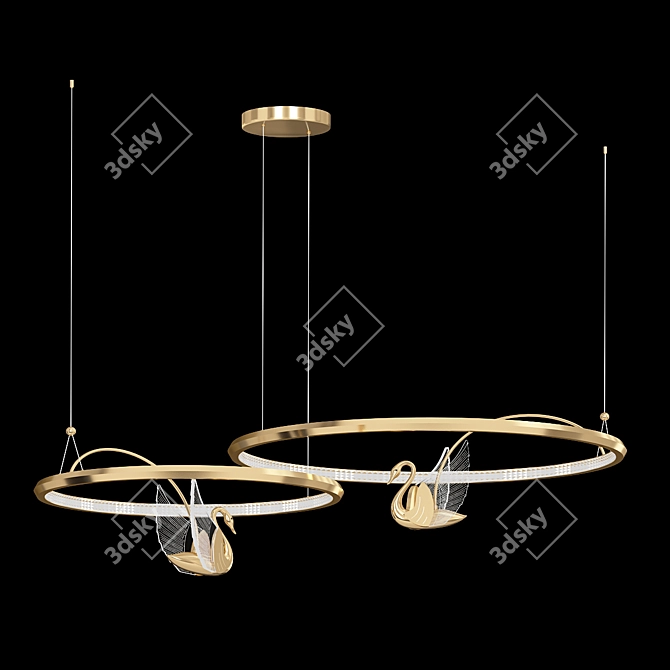 Birdie Lux: Illuminate with Elegance 3D model image 2