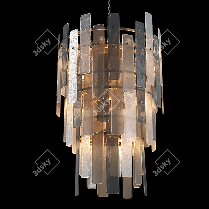 Vintage-inspired Greyson Chandelier 3D model image 2