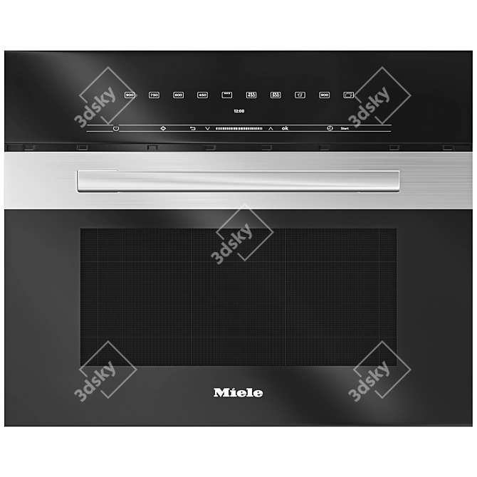 Miele M7244: Stylish Microwave for Modern Kitchen 3D model image 5