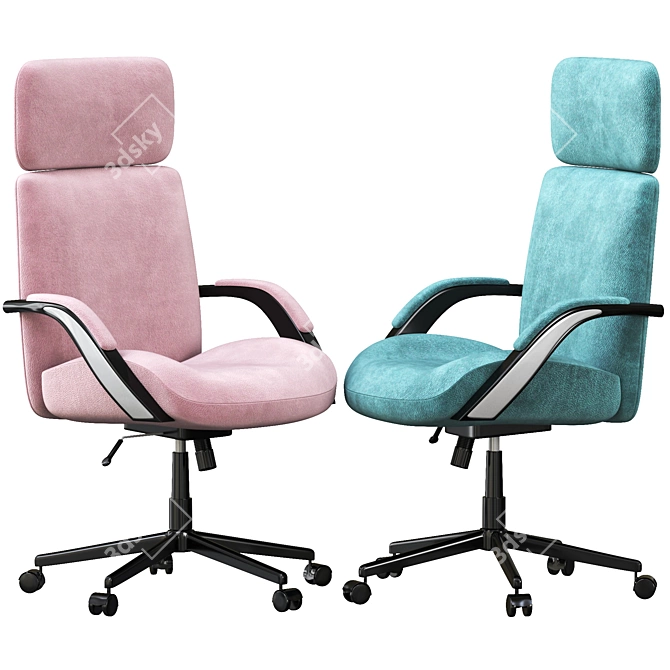 ErgoFlex Beautyrest Office Chair 3D model image 2