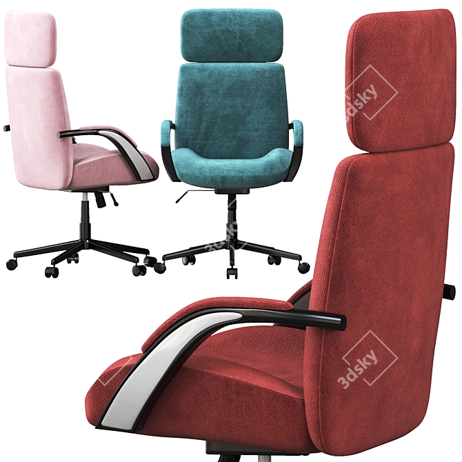 ErgoFlex Beautyrest Office Chair 3D model image 3