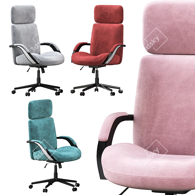 ErgoFlex Beautyrest Office Chair 3D model image 4