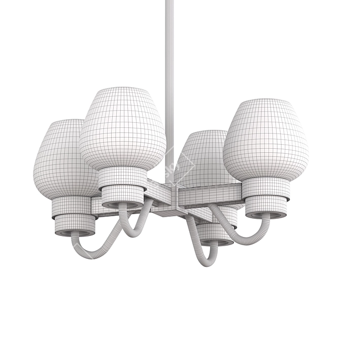 Montalembert Pendant: Perfect Illumination for Elegant Interiors 3D model image 2